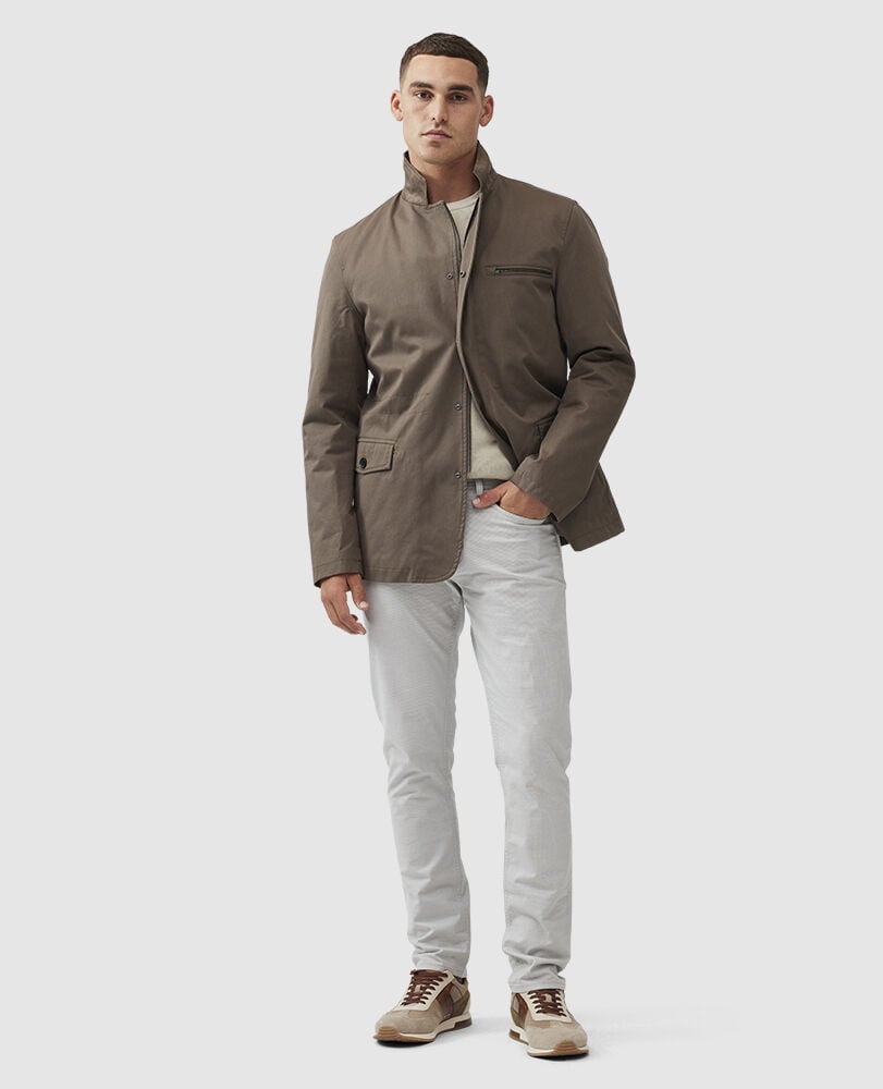 Gunn Straight Fit Jean, OATMEAL, Off Front