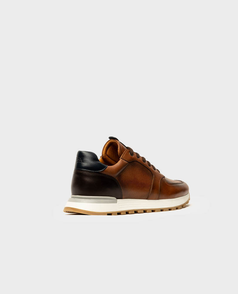 Peria Sneaker, COGNAC, Back