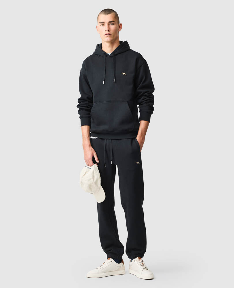Otago Hoodie, NOIR, Off Front