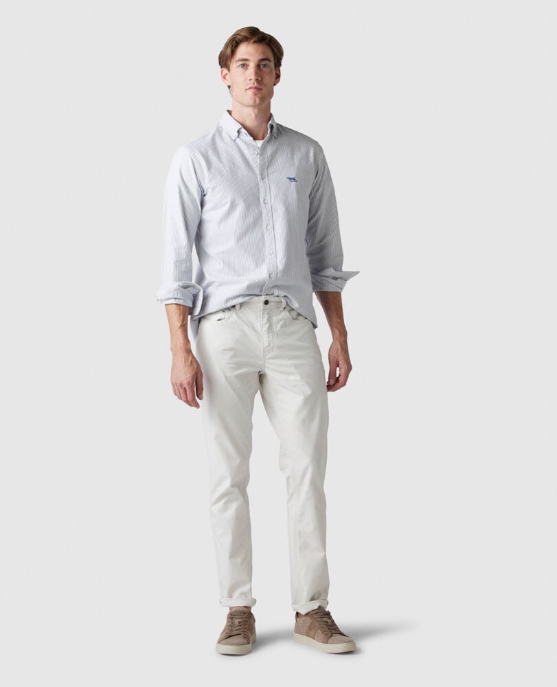 Gunn Straight Fit Jean, COCONUT, Off Front