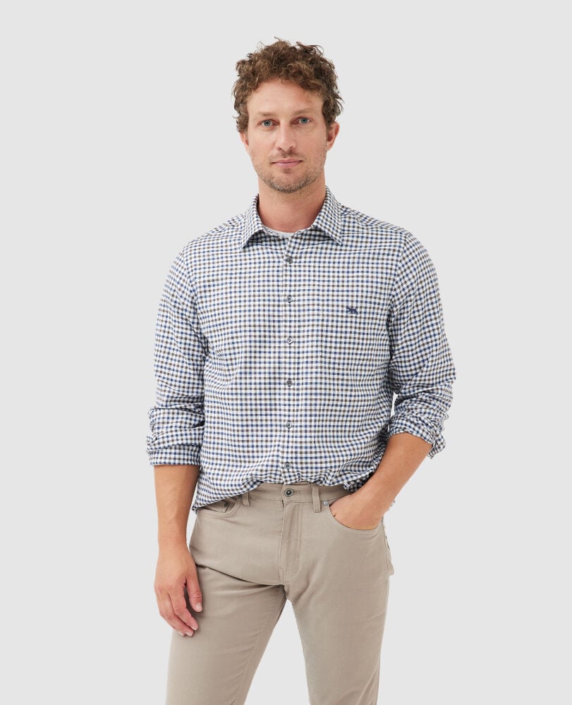 Gebbies Valley Shirt, WALNUT, Front