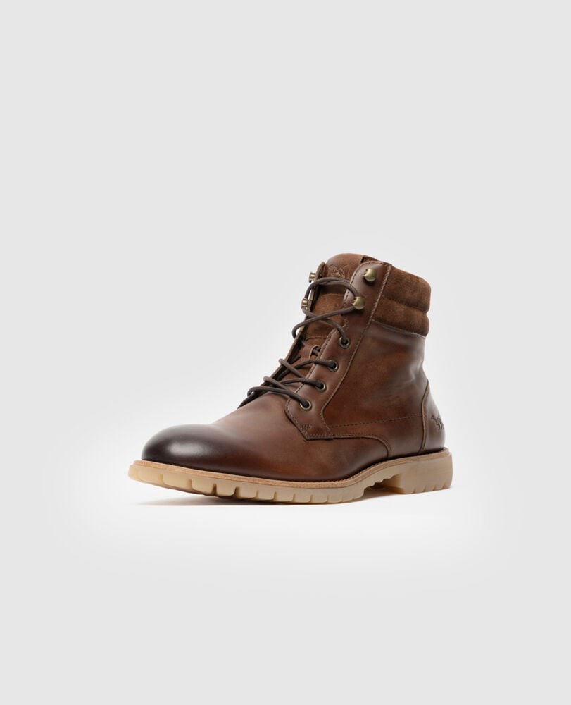 Clearbrooke Military Boot, COFFEE