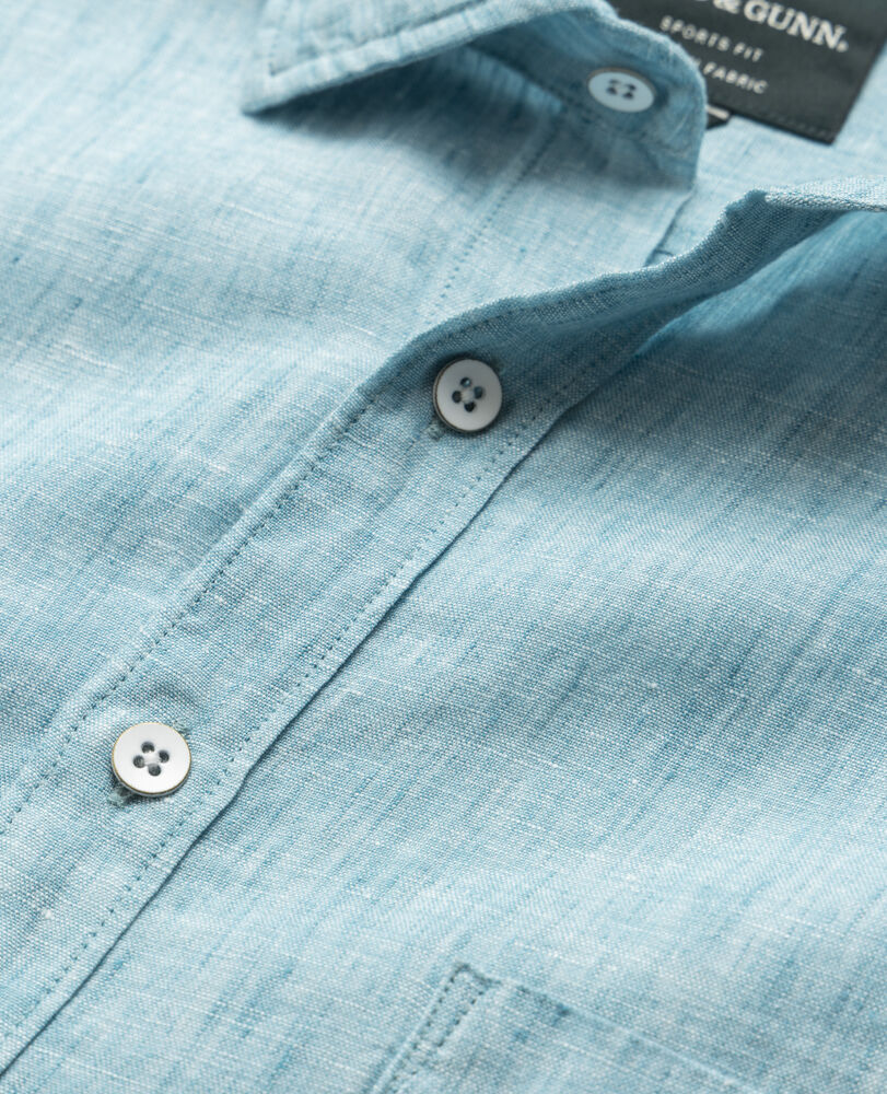 Coromandel Sports Fit Shirt · Washed Teal SM, WASHED TEAL, Detail 2