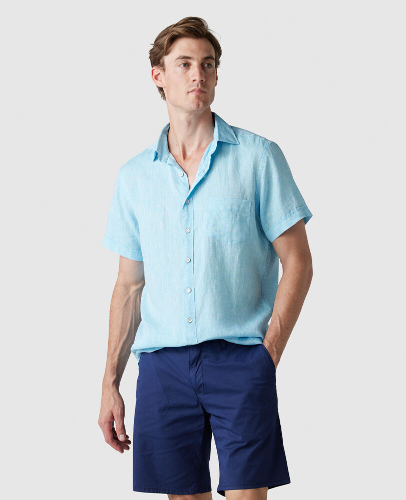 Ellerslie Sports Fit Shirt, GLACIER, Front