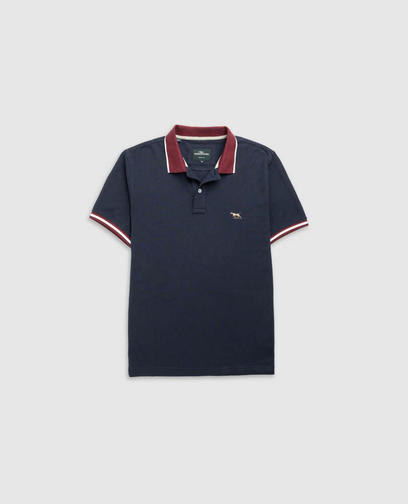 New Lynn Sports Fit Polo, ECLIPSE, Flat Lay