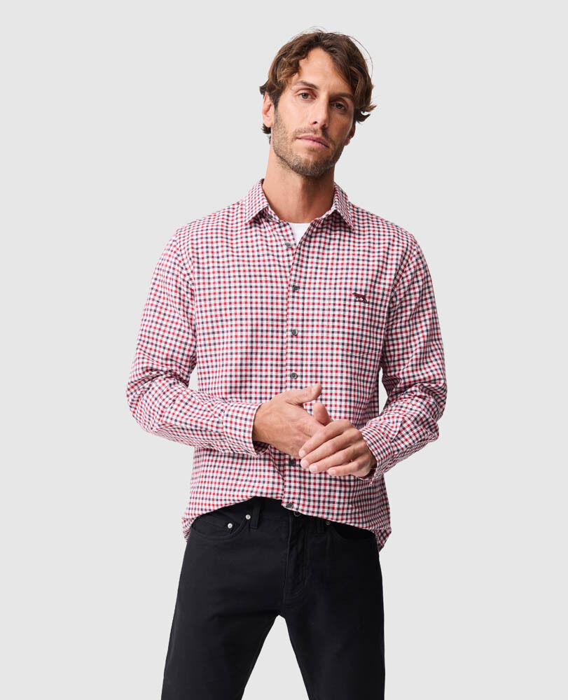 Gebbies Valley Shirt, BERRY, Front