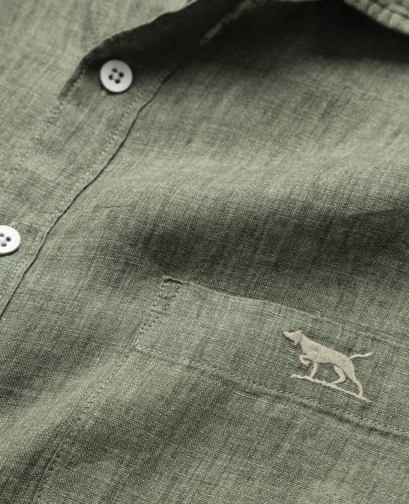 Cable Bay Shirt, KELP, Detail 2
