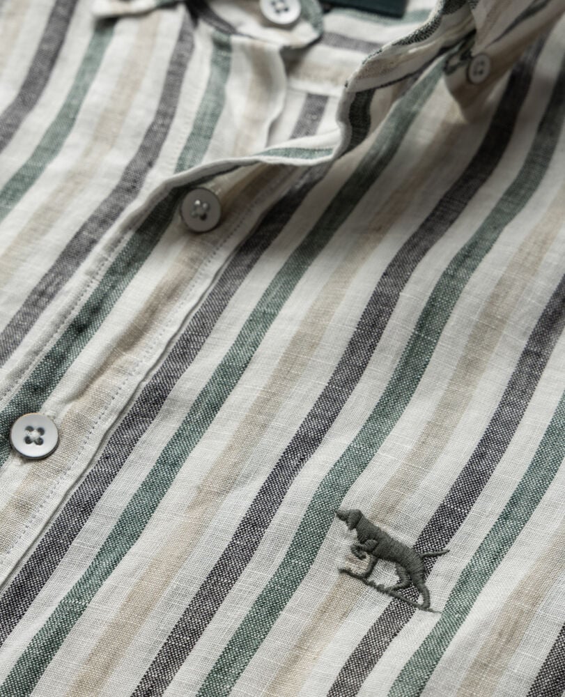 Gimmerburn Sports Fit Shirt, LEAF, Detail 2