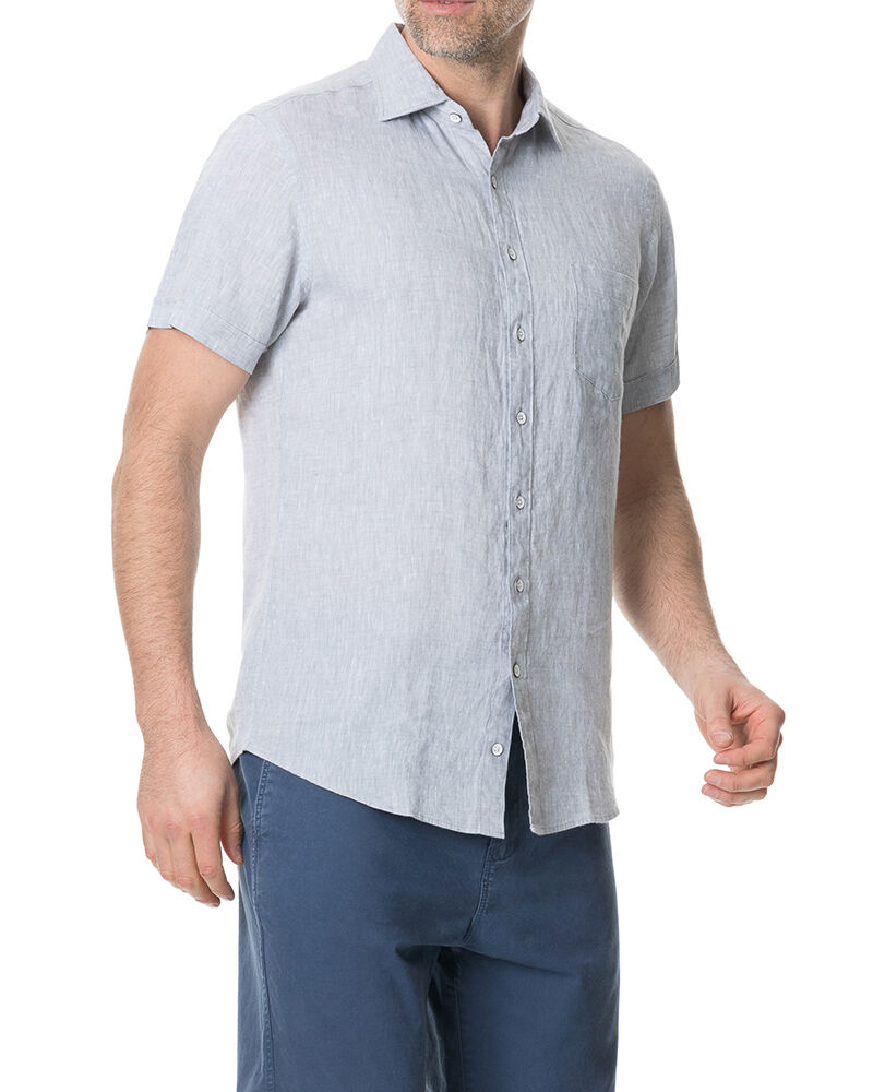 Ellerslie Sports Fit Shirt, ELEPHANT, Back