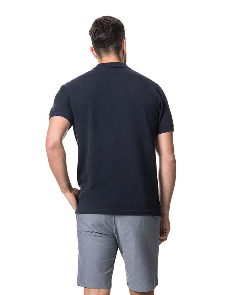The Gunn Polo Personalised, NAVY, Back
