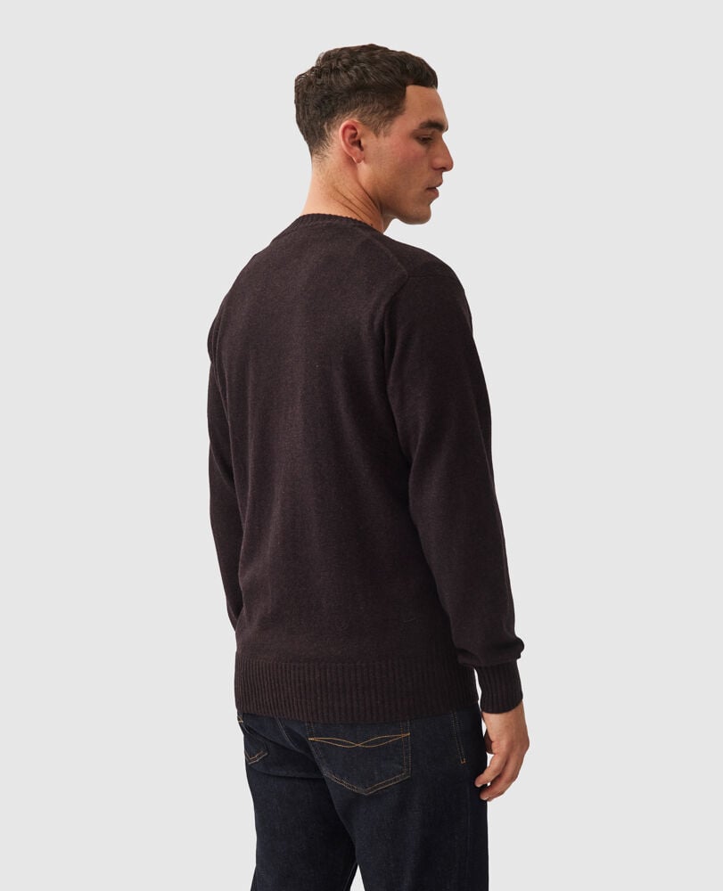 Christchurch Knit, BLACK FIG, Back