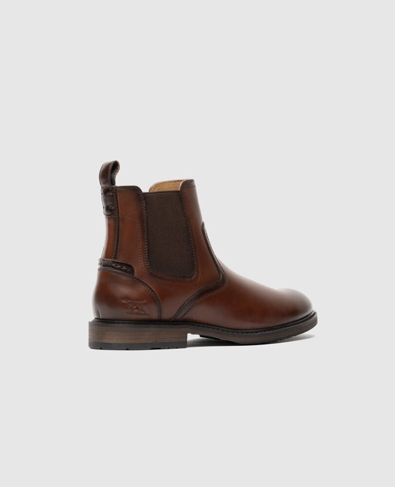 Dargaville Chelsea Boot, REDWOOD, Back