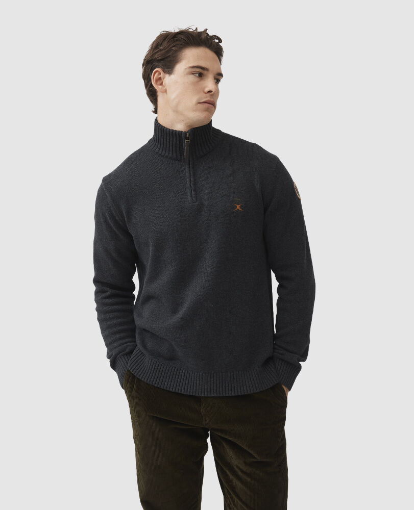 Sandy Park Knit, CHARCOAL, Front