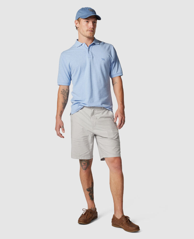 The Gunn Original Fit Polo, CHAMBRAY, Off Front