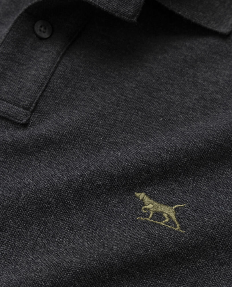 The Gunn Original Fit Polo, CHARCOAL, Detail 2