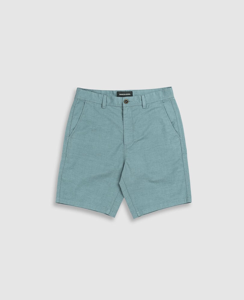 The Gunn 9" Short, TURQUOISE, Flat Lay