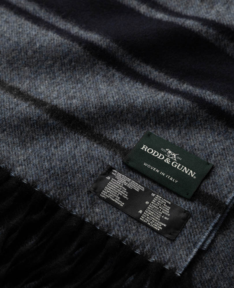 Wanaka Scarf, DENIM, Back