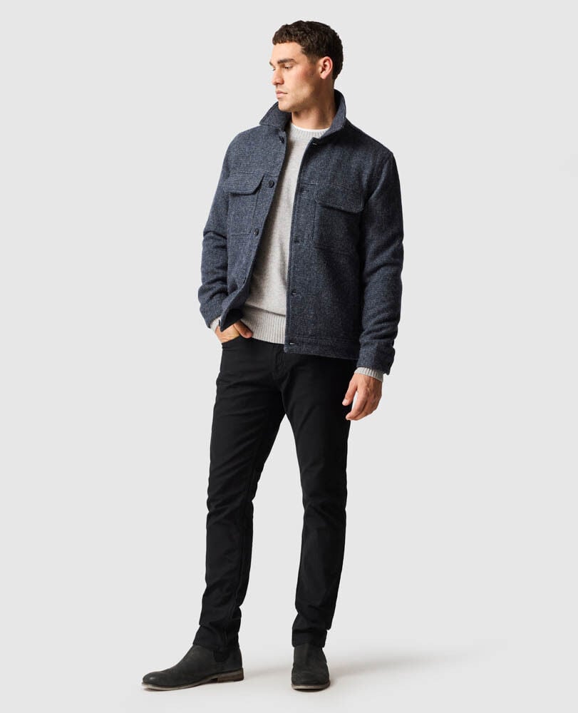 Stewart Island Knit, ARDOISE, Off Front