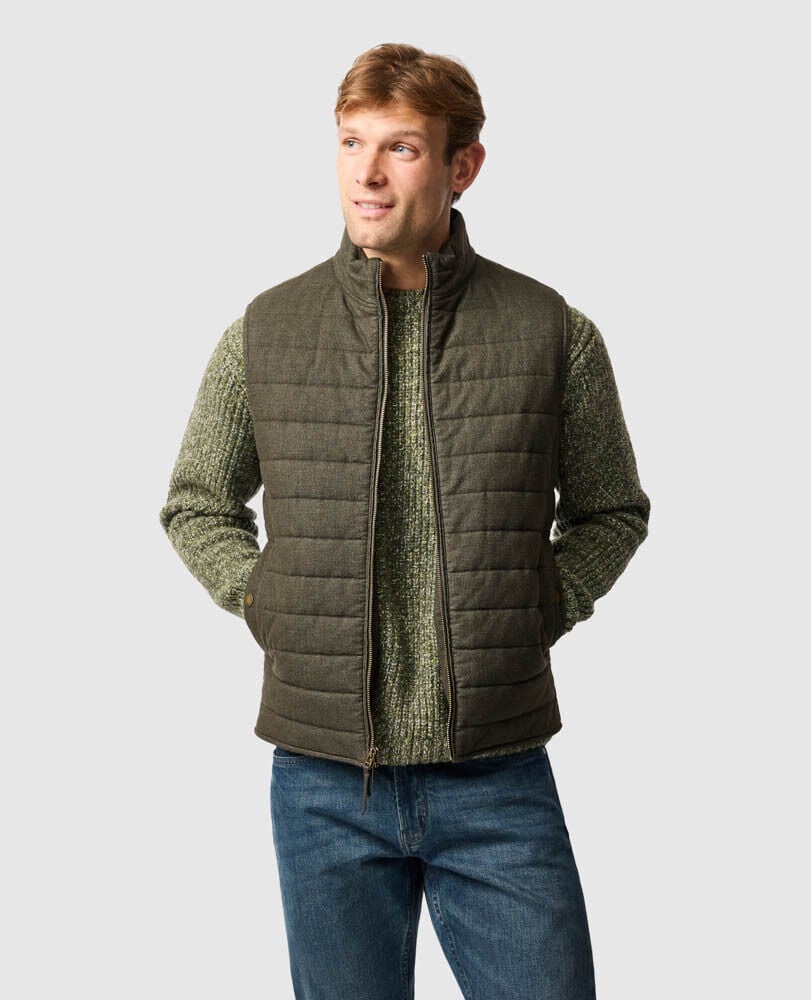 Dunedin Road Vest, MOSS, Front