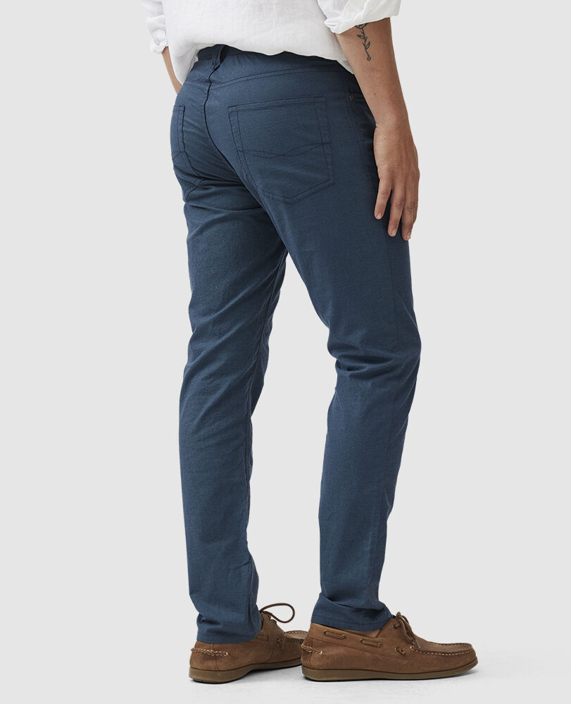Gunn Straight Fit Jean, BLUESTONE, Back