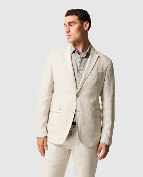 Resort Linen Jacket, OATMEAL