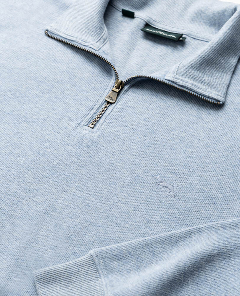 Sweatshirt col 1/4 zip alton ave, BRISE DE MER, Detail 2