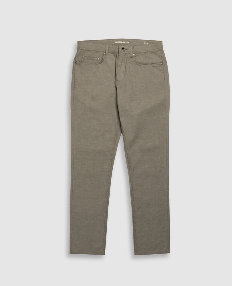 Jean droit Gunn, LATTE, Flat Lay