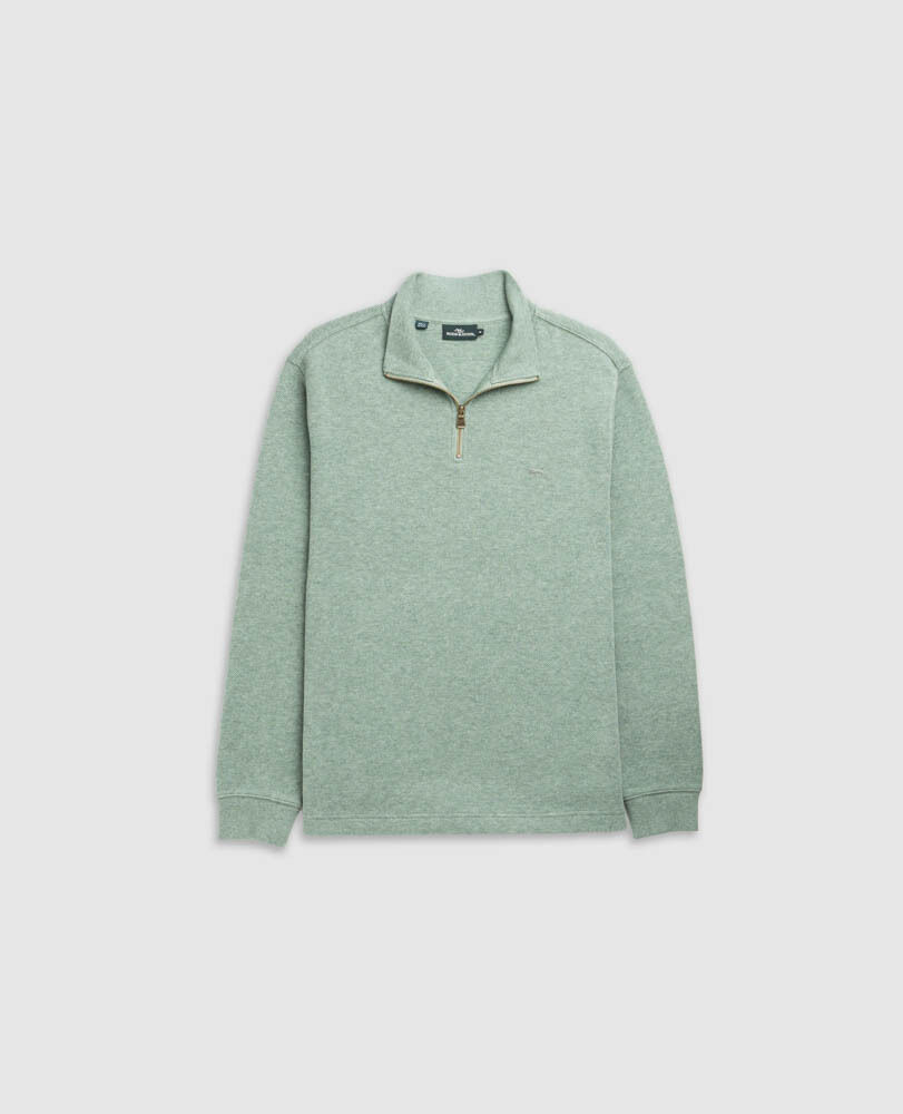 Sweatshirt col 1/4 zip alton ave, FOUG&Egrave;RE, Flat Lay