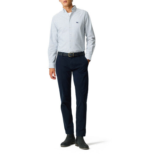 Oxford Valley Check Shirt, MARINE