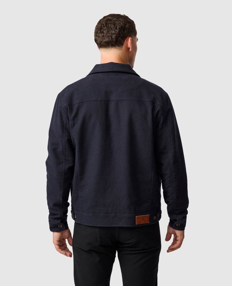 Greenbay Jacket, NAVY, Back