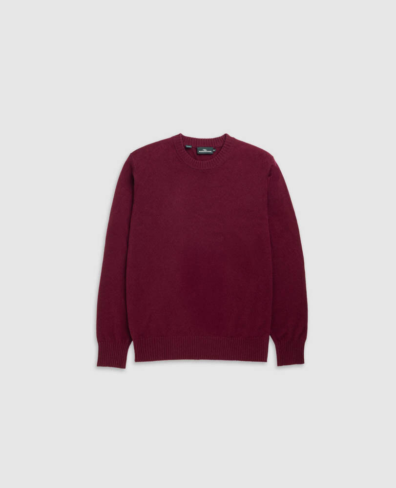 Stewart Island Knit, BORDEAUX, Flat Lay