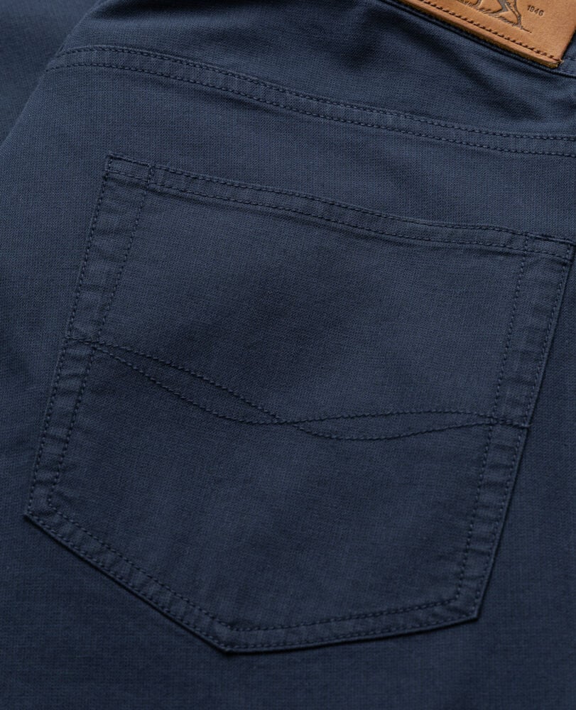 Jeans Gunn mit geradem Bein, NAVY, Detail 2
