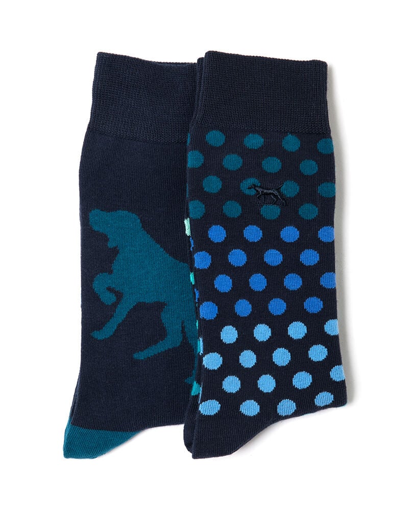 Findlay Road Two Pack Sock, SEA, Front