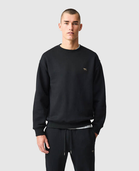Otago Crew Neck Sweat, NOIR