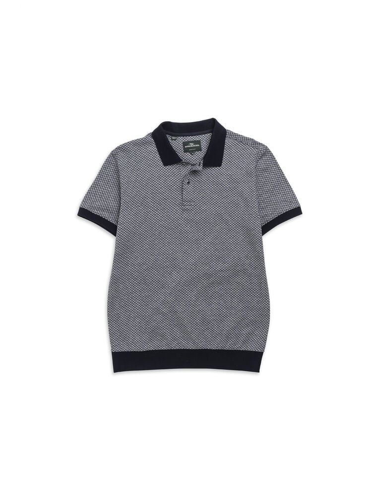 Leeson Sports Fit Polo, IRON, Flat Lay