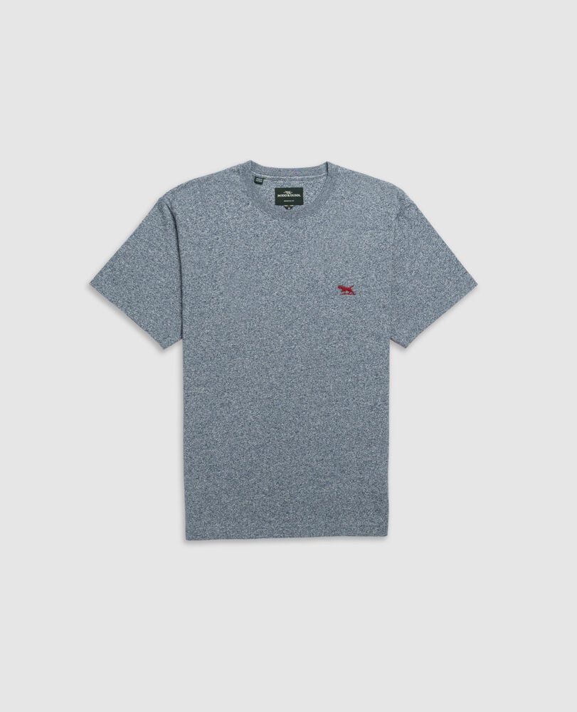 The Gunn Sports Fit Tee 2.0, DENIM, Flat Lay