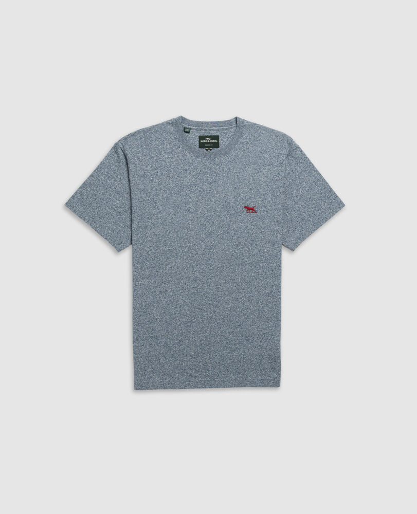 The Gunn Tee 2.0, DENIM, Flat Lay