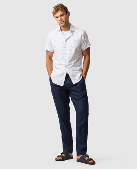 Raview Sports Fit Shirt, BLANC