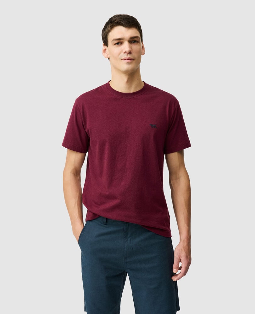 The Gunn Tee 2.0, OXBLOOD, Front