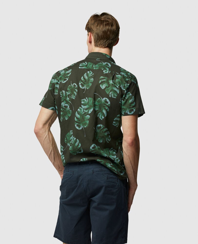 Buckleton Sports Fit Shirt, DEEP FOREST, Back