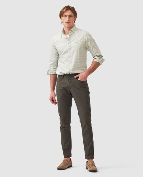 Gunn Check Oxford Sports Fit Shirt, DUSTY SAGE
