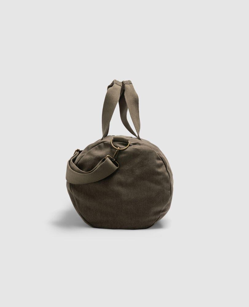 Double Barrel Dufflebag, OLIV, Back
