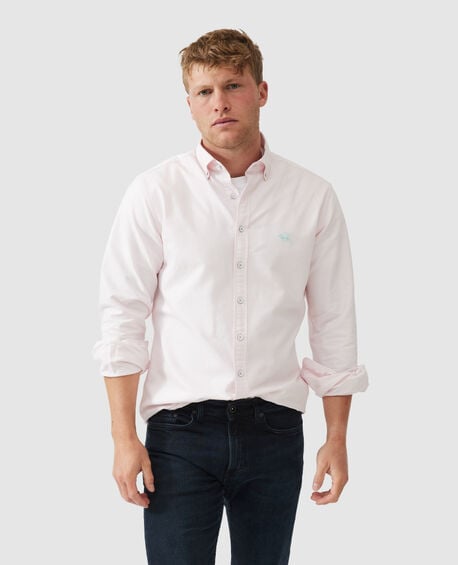 Gunn Oxford Sports Fit Shirt, QUARTZ