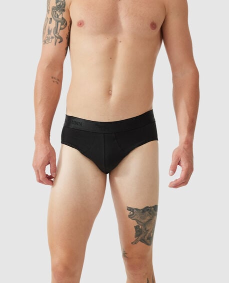 Gunn Shy Brief 3 Pack, BLACK