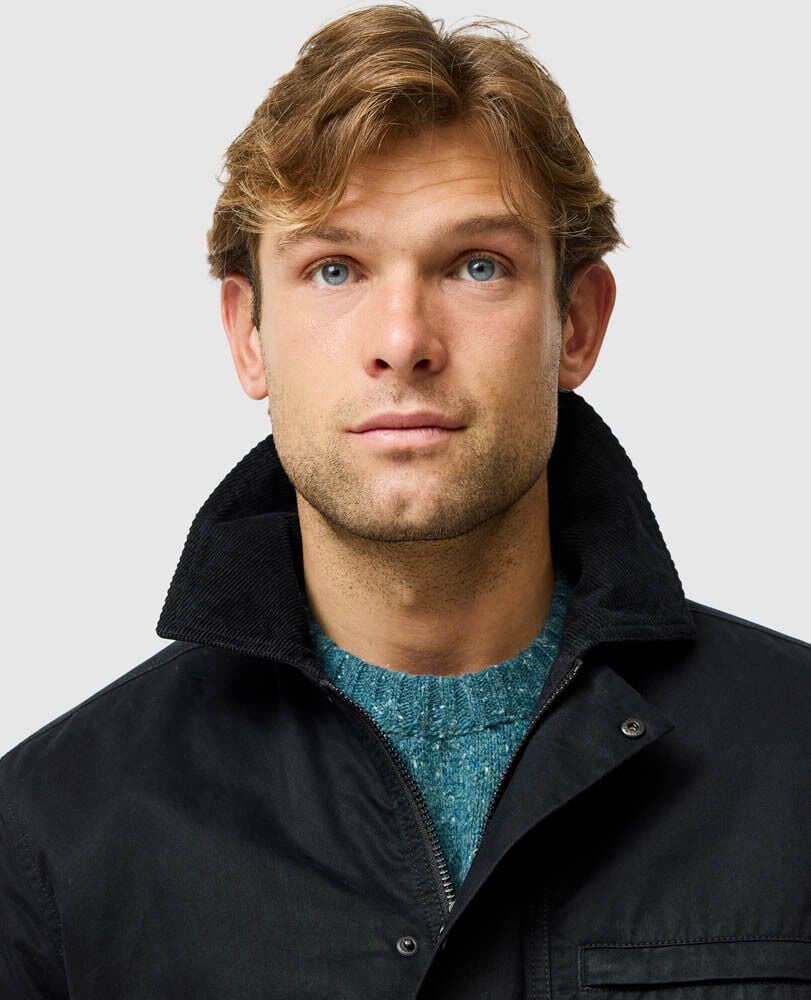 Mount Eden Jacket, BLACK, Detail 3