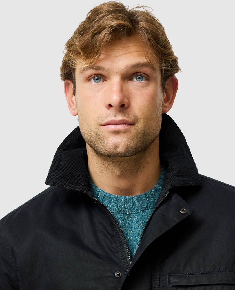 Mount Eden Jacket, BLACK, Detail 3