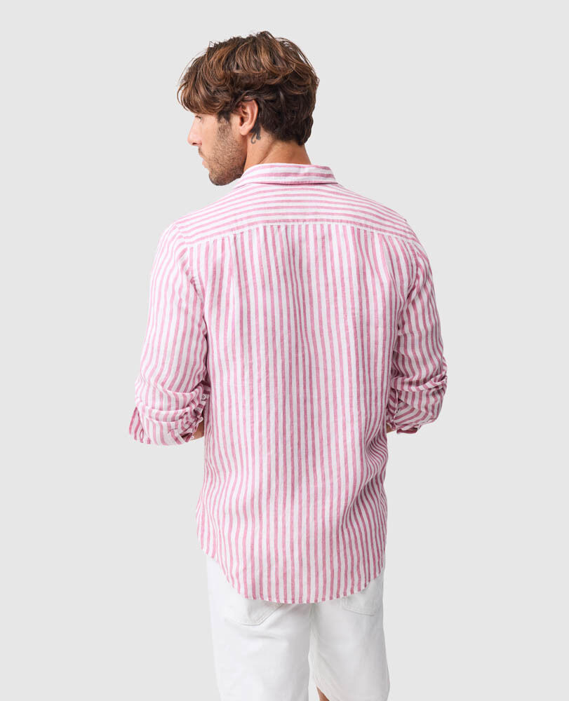 Seadown Sports Fit Shirt, ROSEWATER, Back