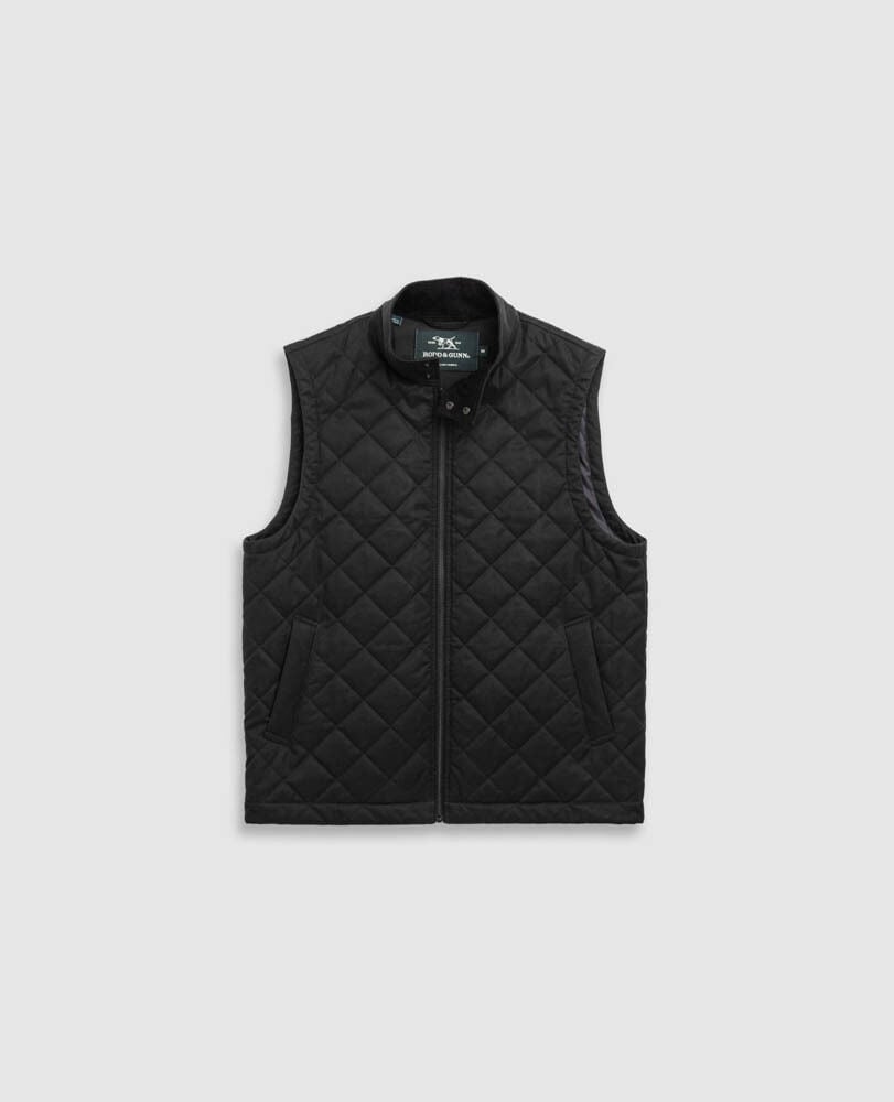 Jervois Vest, NERO, Flat Lay