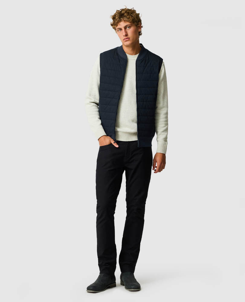 Woodside Vest, NAVY, Off Front