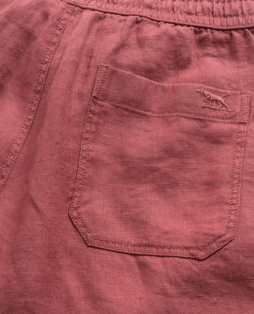 Linen 9" Resort Short, BERRY
